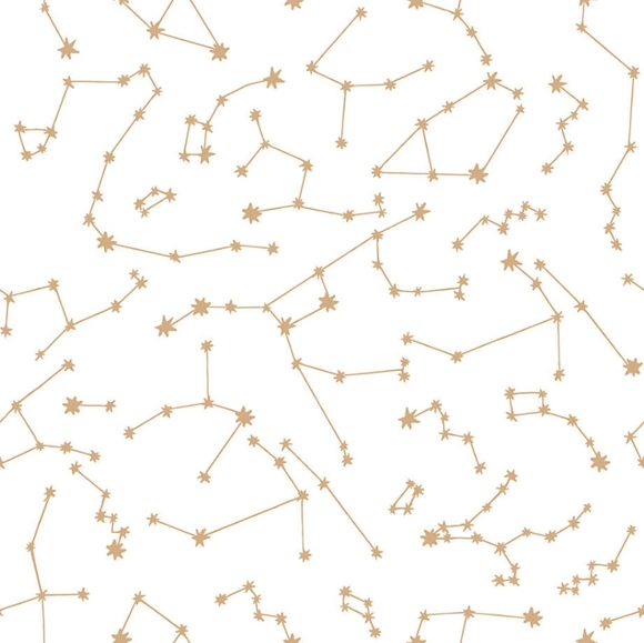 NIB tempaper × novogratz gold constellation peel & stick wallpaper - Picture 1 of 4